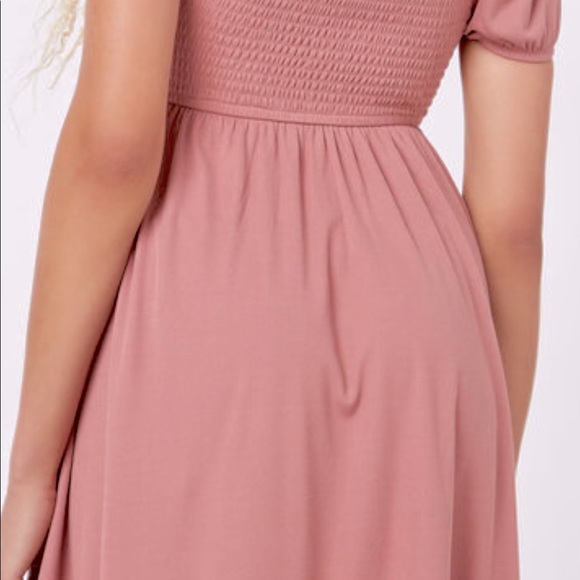 Puff sleeve mini dress - Picture 2 of 2